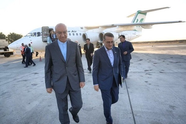 معاون رئیس‌جمهور وارد کرمانشاه شد