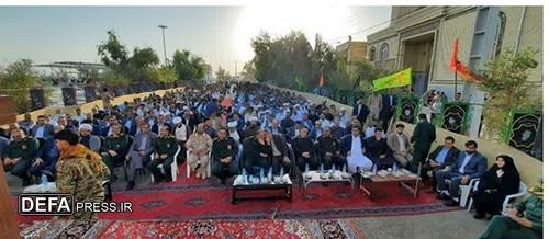 آیین گرامیداشت شهید لکزایی در نیمروز برگزار شد