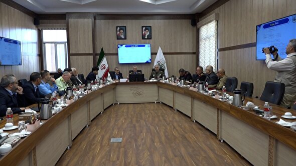 فیلم/ بازدید رئیس دانشگاه دفاع ملی و تحقیقات نظامی عراق از «داعا»