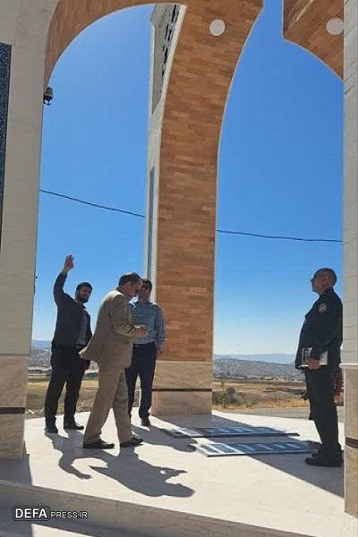 بازدید مدیر کل حفظ آثار دفاع مقدس لرستان از یادمان شهدای گمنام «دوره چگنی»