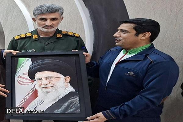 تقدیر فرمانده ناحیه مقاومت بسیج امام علی (ع) اهواز از قهرمانان ورزشی
