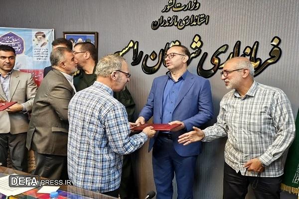 معارفه مسئول جدید دفتر مردمی دفاع مقدس و مقاومت شهرستان رامسر+ تصاویر