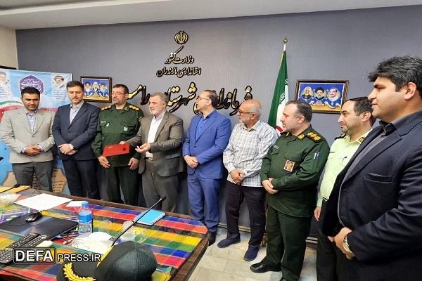 معارفه مسئول جدید دفتر مردمی دفاع مقدس و مقاومت شهرستان رامسر+ تصاویر