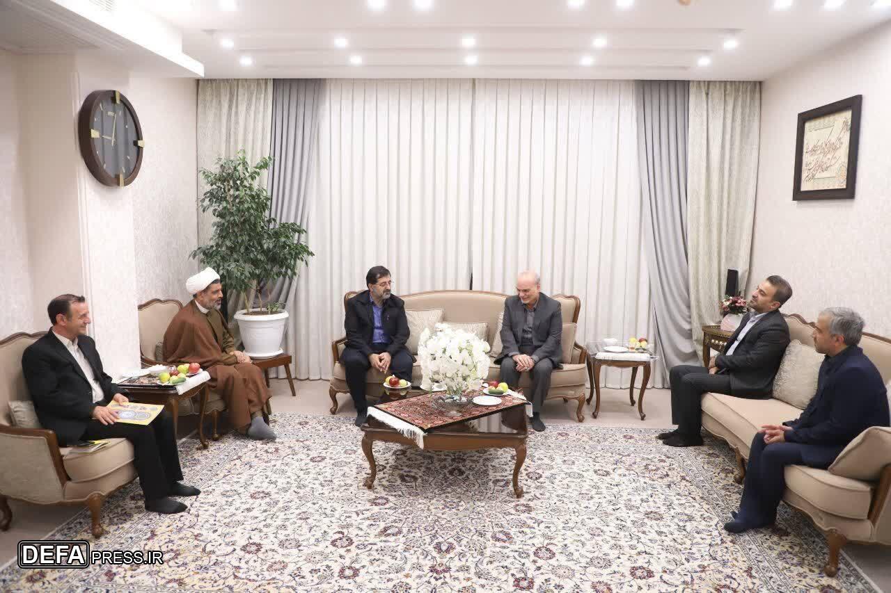 دیدار استاندار قم با جانباز ۷۰ درصد عملیات خیبر