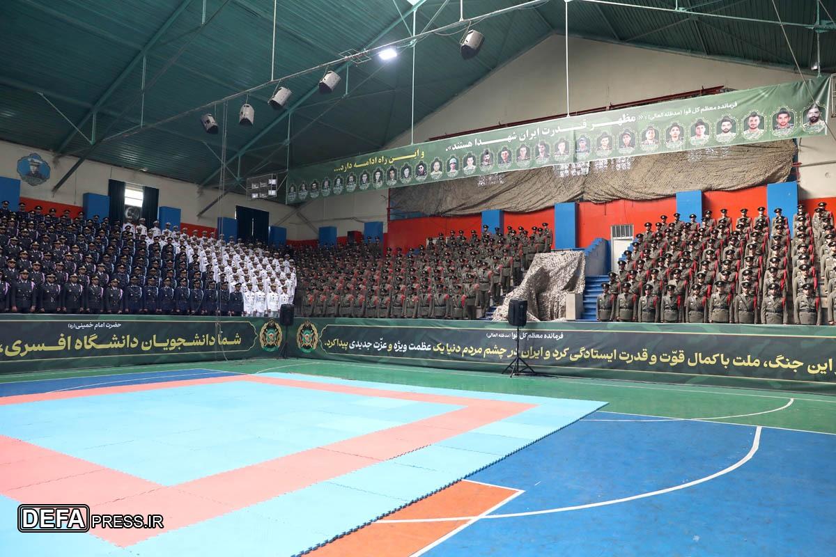 مراسم دانش‌آموختگی دانشجویان دانشگاه‌های افسری ارتش برگزار شد