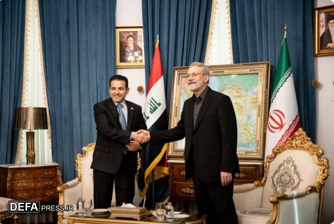 دیدار دبیرشورای عالی امنیت ملی با مشاور امنیت ملی عراق