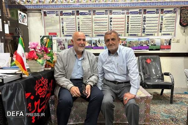 مسئولان دفتر مردمی دفاع مقدس و مقاومت آمل و بابلسر بر تقویت تعامل و انتقال تجربیات تأکید کردند