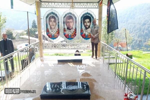 بازگشایی گلزار شهدای مته کلا سوادکوه+ تصاویر