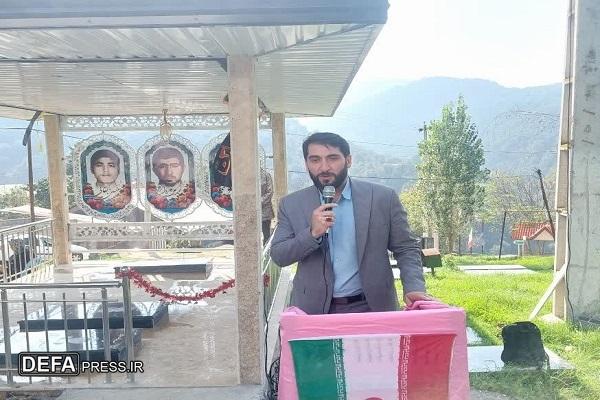 بازگشایی گلزار شهدای مته کلا سوادکوه+ تصاویر