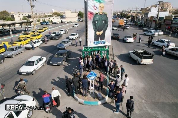 رونمایی از یادمان سپهبد شهید «علی شادمانی» در همدان