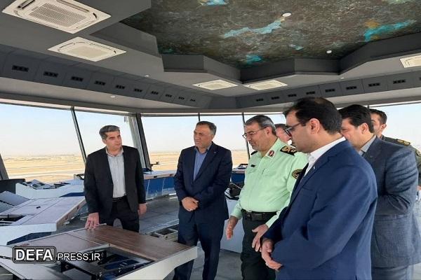 دیدار فرمانده انتظامی خراسان رضوی با مدیرکل فرودگاه‌های استان+ تصاویر