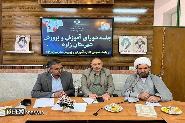 ۷ مدرسه جدید در شهرستان زاوه آماده افتتاح است