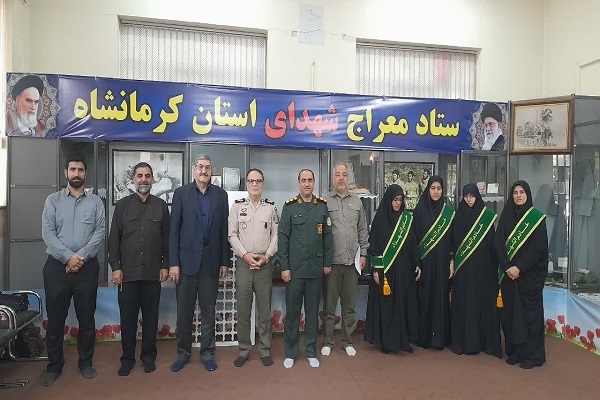 فیلم/ بازدید رئیس سازمان امور موزه ویادمان های دفاع مقدس از ستاد معراج کرمانشاه