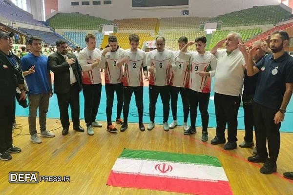 ملی پوشان گلبال ایران بر بام آسیا