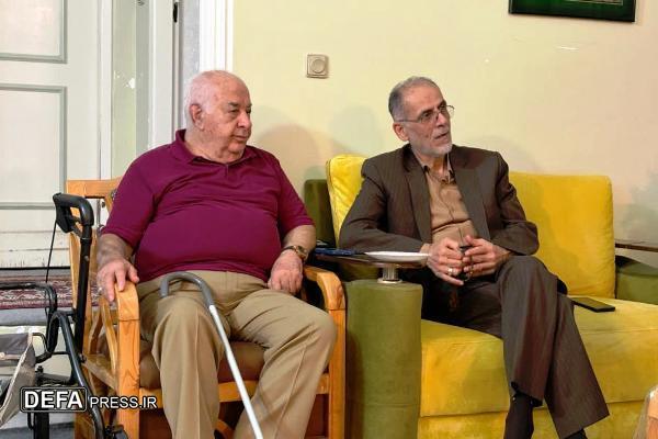 دیدار جمعی از فرماندهان دفاع مقدس آمل، با پیشکسوت جهاد و مقاومت