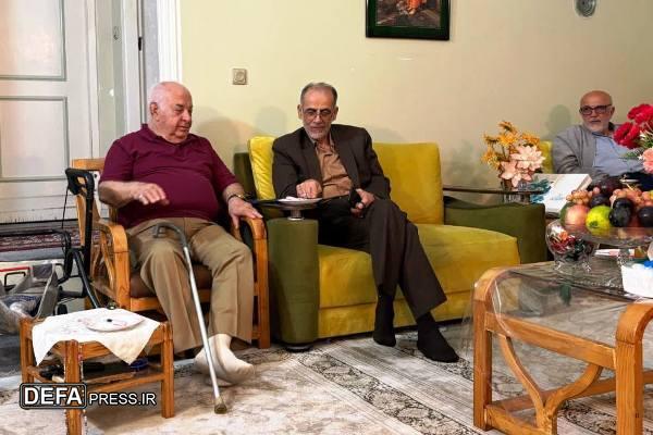 دیدار جمعی از فرماندهان دفاع مقدس آمل، با پیشکسوت جهاد و مقاومت