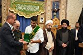 «پهلوان غلامرضا فرخی» خادم افتخاری حرم شاهچراغ (ع) شد