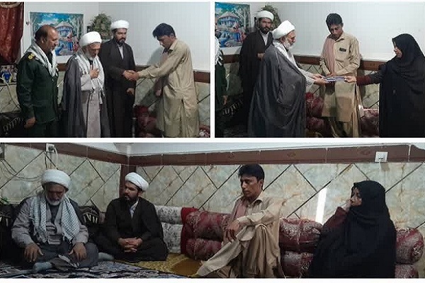 تجلیل از خانواده شهید «محمد مارزی» در شهرستان قلعه گنج