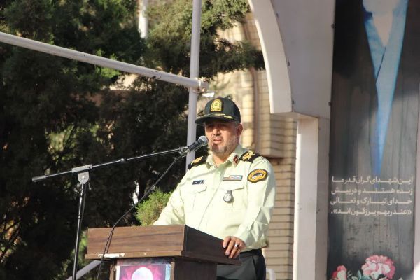  شهدای انتظامی در خط مقدم دفاع مقدس ایستادند