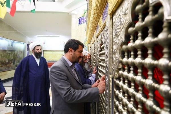 بازدید رئیس سازمان هیأت‌ها و تشکل‌های دینی از موزه دفاع مقدس و مقاومت همدان + تصاویر