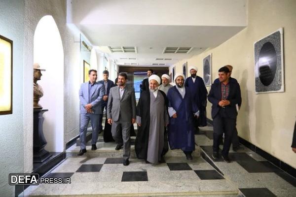بازدید رئیس سازمان هیأت‌ها و تشکل‌های دینی از موزه دفاع مقدس و مقاومت همدان + تصاویر