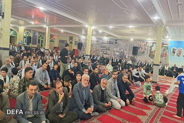 روایت حماسه در کوشک زر؛ یادواره ۲۱ شهید والامقام برگزار شد