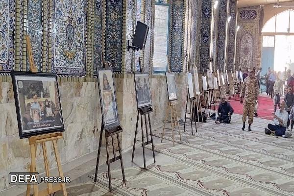 برپایی نمایشگاه هنر‌های تجسمی دفاع مقدس در نماز جمعه یاسوج