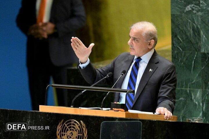 شهباز شریف در سازمان ملل: باید در غزه آتش‌بس برقرار شود