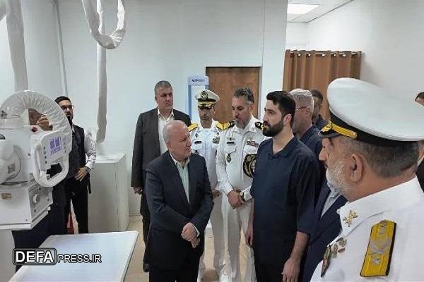 افتتاح مرکز سونوگرافی ورادیولوژی ۷ آذر دانشگاه علوم دریایی نوشهر با حضور فرمانده نیروی دریایی ارتش
