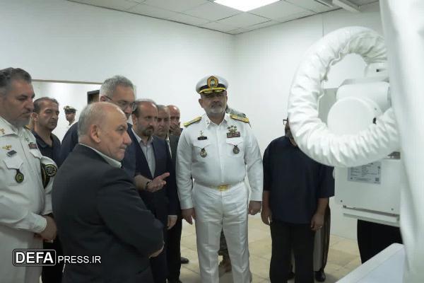 افتتاح مرکز سونوگرافی ورادیولوژی ۷ آذر دانشگاه علوم دریایی نوشهر با حضور فرمانده نیروی دریایی ارتش