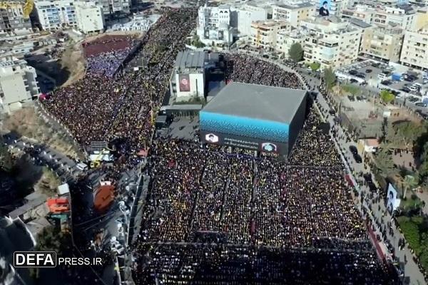 لحظه به لحظه با اولین سالگرد شهیدان نصرالله و صفی‌الدین در بیروت