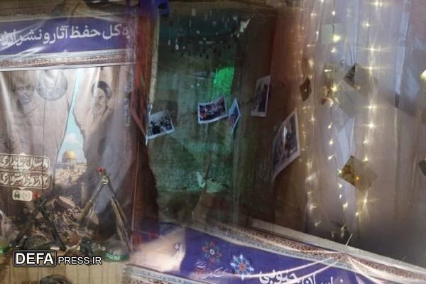 استقبال بی‌نظیر مردم از غرفه سمعی بصری اداره کل حفظ آثار و نشر ارزش‌های دفاع مقدس و مقاومت خراسان جنوبی