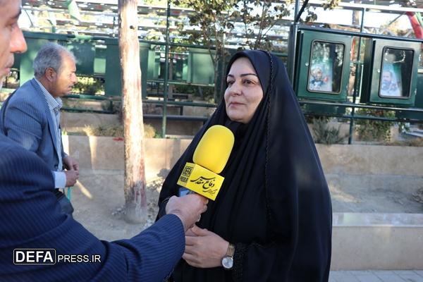 همسر شهید سردار پاسدار کرمی: «ادامه‌دهنده راه شهدا باشیم و اجازه ندهیم خونشان پایمال شود»
