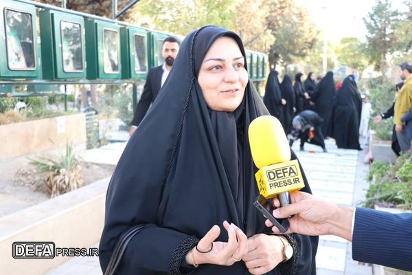 همسر شهید سردار پاسدار کرمی: «ادامه‌دهنده راه شهدا باشیم و اجازه ندهیم خونشان پایمال شود»