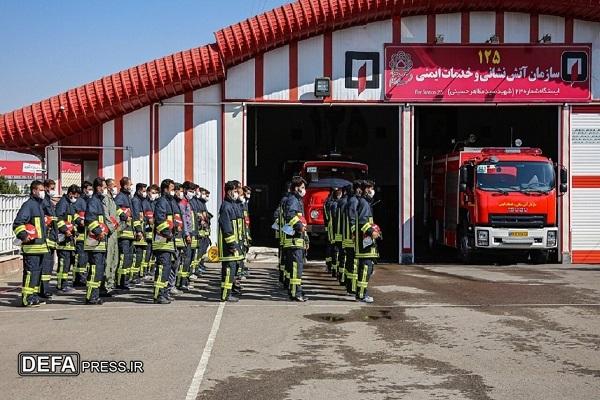رییس سازمان آتش‌نشانی یزد: آتش نشانان ادامه دهنده راه شهدا هستند