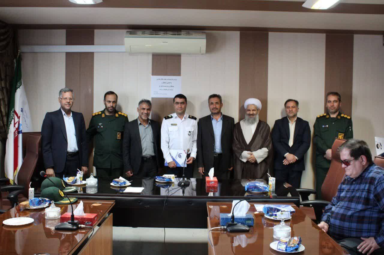 تجلیل از پیشکسوتان دفاع مقدس شرکت آب و فاضلاب مراغه 