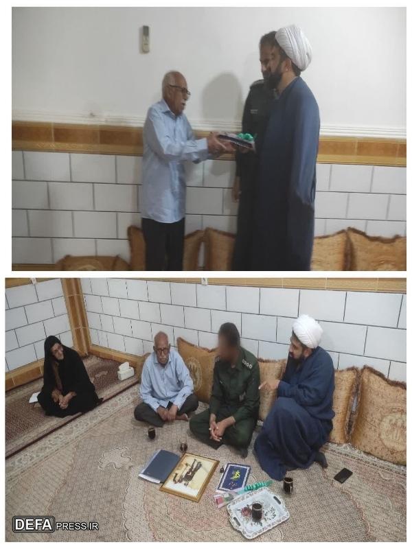 دیدار با خانواده شهید محمد هوتی در کهنوج