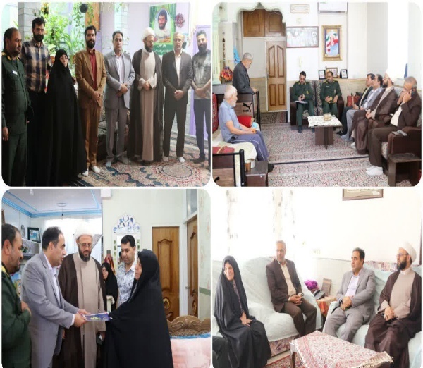 دیدار فرماندار زرند با خانواده‌های معظم شهدا