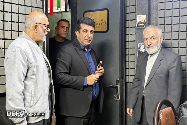 بازدید «منصوری لاریجانی» از استودیو «هزارسنگر» آمل+ تصاویر