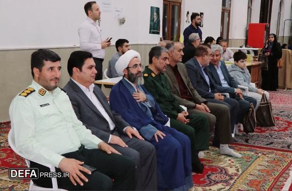 مراسم گرامیداشت هفته دفاع مقدس و بزرگداشت شهید سید حسن نصرالله در نظرآباد برگزار شد