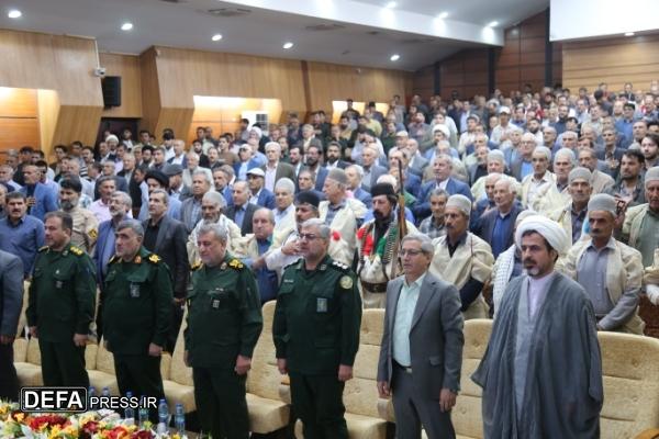 برگزاری ششمین آیین تجلیل و تکریم پیشکسوتان دفاع مقدس و مقاومت استان کهگیلویه و بویراحمد+ تصاویر