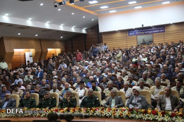 برگزاری ششمین آیین تجلیل و تکریم پیشکسوتان دفاع مقدس و مقاومت استان کهگیلویه و بویراحمد+ تصاویر
