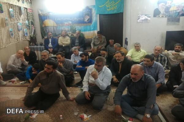 محفل انس رزمندگان ادوات لشکر ۲۱ امام رضا (ع) در مشهد+ تصاویر
