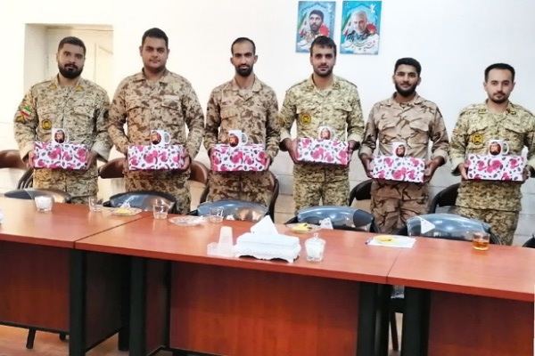 تجلیل از سربازان اداره کل حفظ آثار و نشر ارزش‌های دفاع مقدس و مقاومت خراسان جنوبی