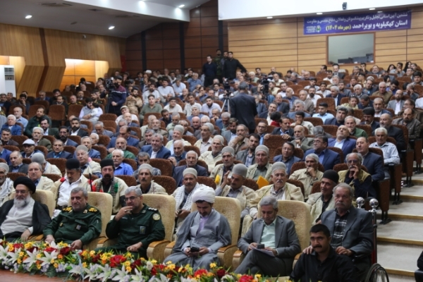 تصاویر/ برگزاری ششمین آیین تجلیل و تکریم پیشکسوتان دفاع مقدس و مقاومت کهگیلویه و بویراحمد(۱)