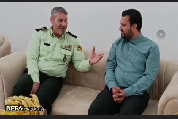 آیین تجلیل از جانباز مدافع امنیت مرز‌های کشور در دهگلان برگزار شد