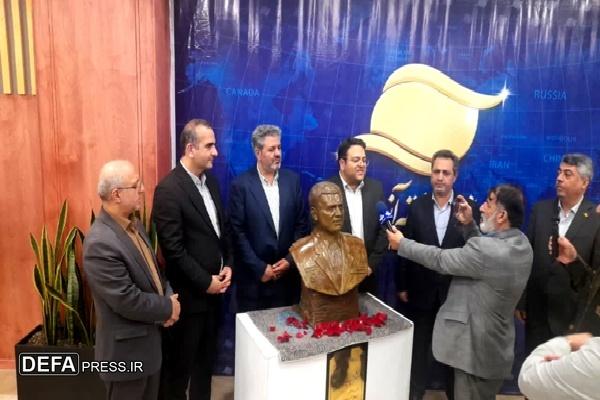 افتتاح سردیس نخستین وزیر دفاع شهید ایران در انزلی