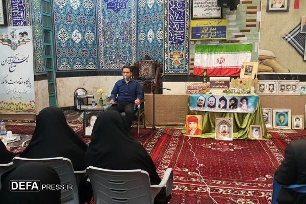 برگزاری یادواره شهدای منطقه کوچه مشکی همدان + تصاویر