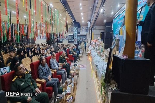 برگزاری آیین گرامیداشت شهدای جنگ 12 روزه در خرم آباد+ تصاویر