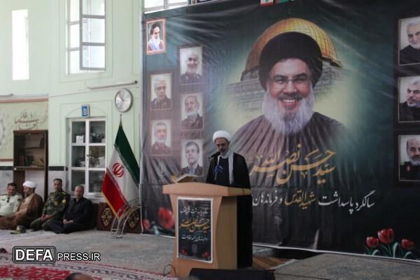 امام جمعه بجنورد: شهید «سید حسن نصرالله» جهان‌بینی خود را در حزب‌الله لبنان نهادینه کند